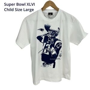 NFL Super Bowl XLVI Collectors Childs large T-shirt.
